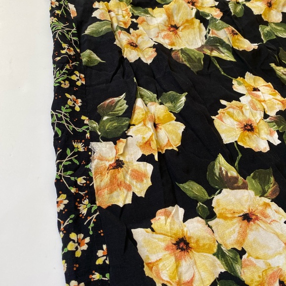 TOPSHOP busy garden floral print wrap midi skirt - Picture 4 of 10